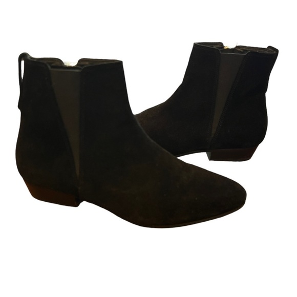 Isabel Marant Etoile Black Suede Patsha Boots Size 35 US 5 - Picture 1 of 9